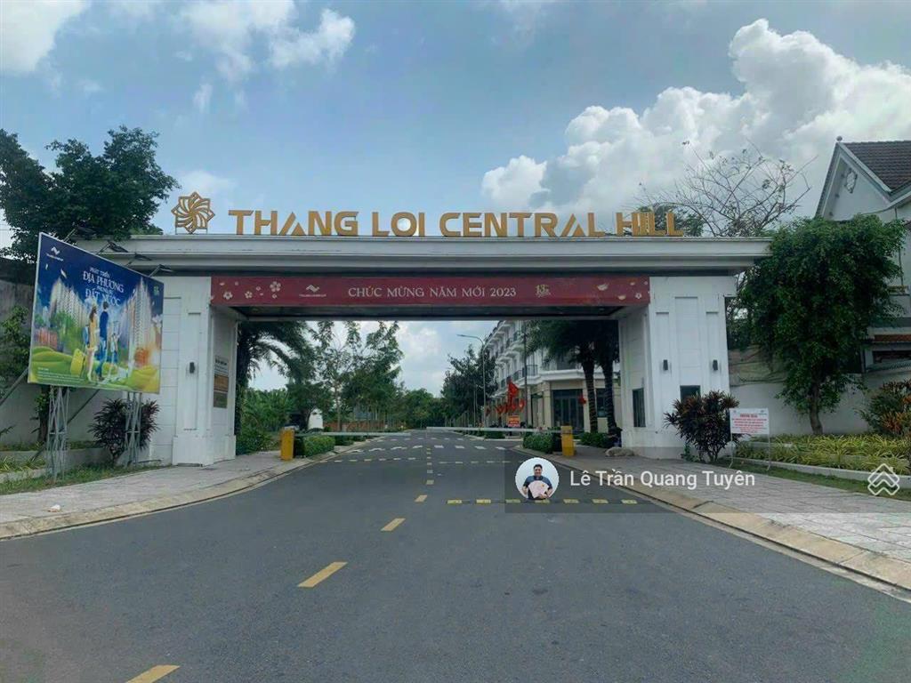 Bán lô góc vip 5x15 đối diện công viên kdc thắng lợi central hill, giá chỉ 2 tỷ, shr công chứng