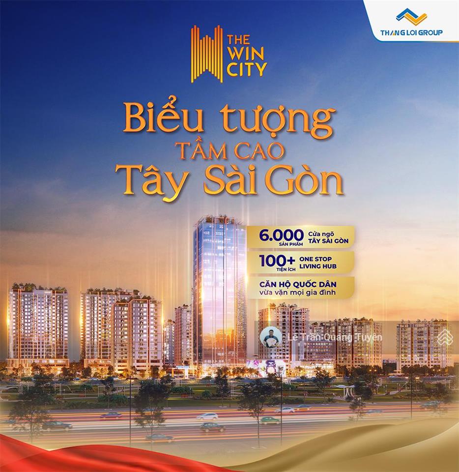 Sở hữu căn hộ the win city giá căn 2pn chỉ 1.5tỷ lk aeon mall bình tân & võ văn kiệt nối dài