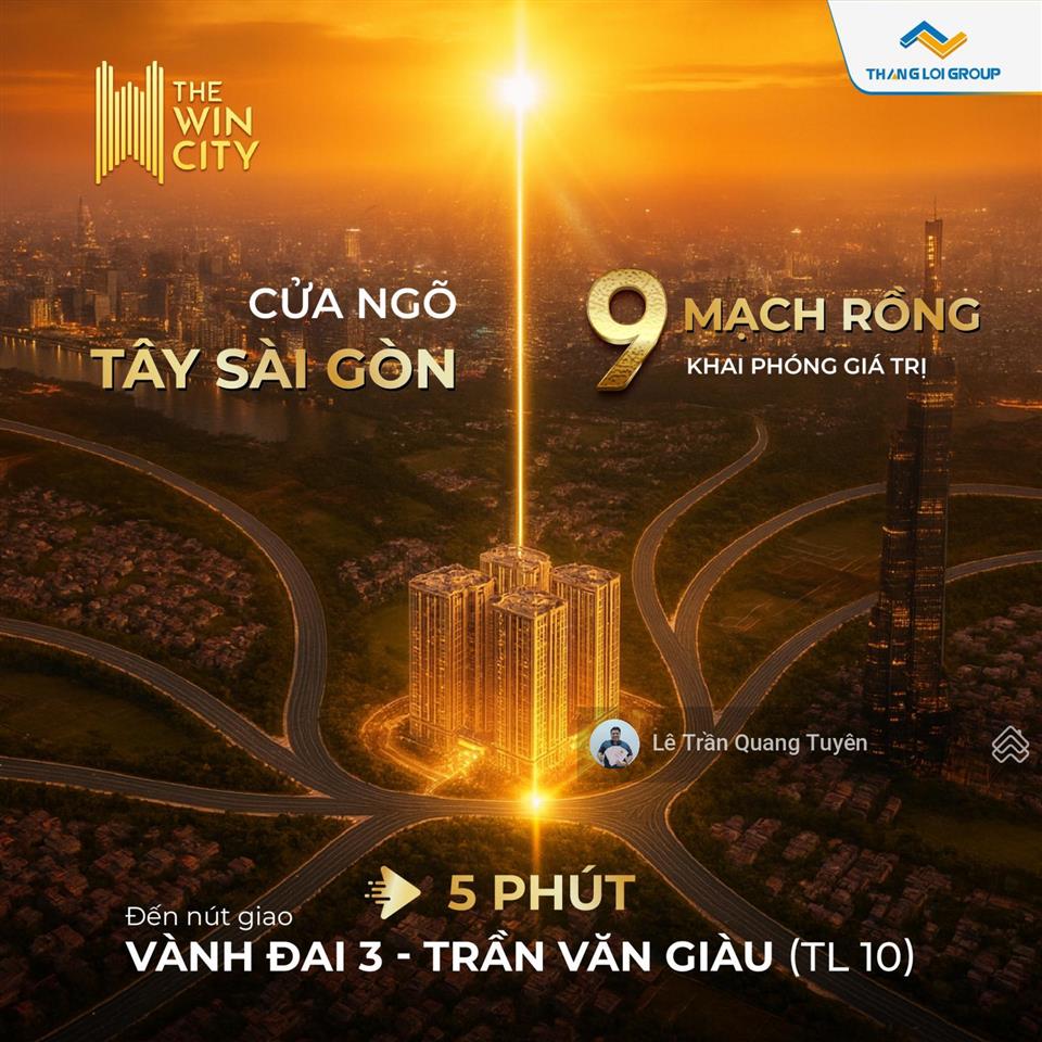 Sở hữu căn hộ the win city giá căn 2pn chỉ 1.5tỷ lk aeon mall bình tân & võ văn kiệt nối dài