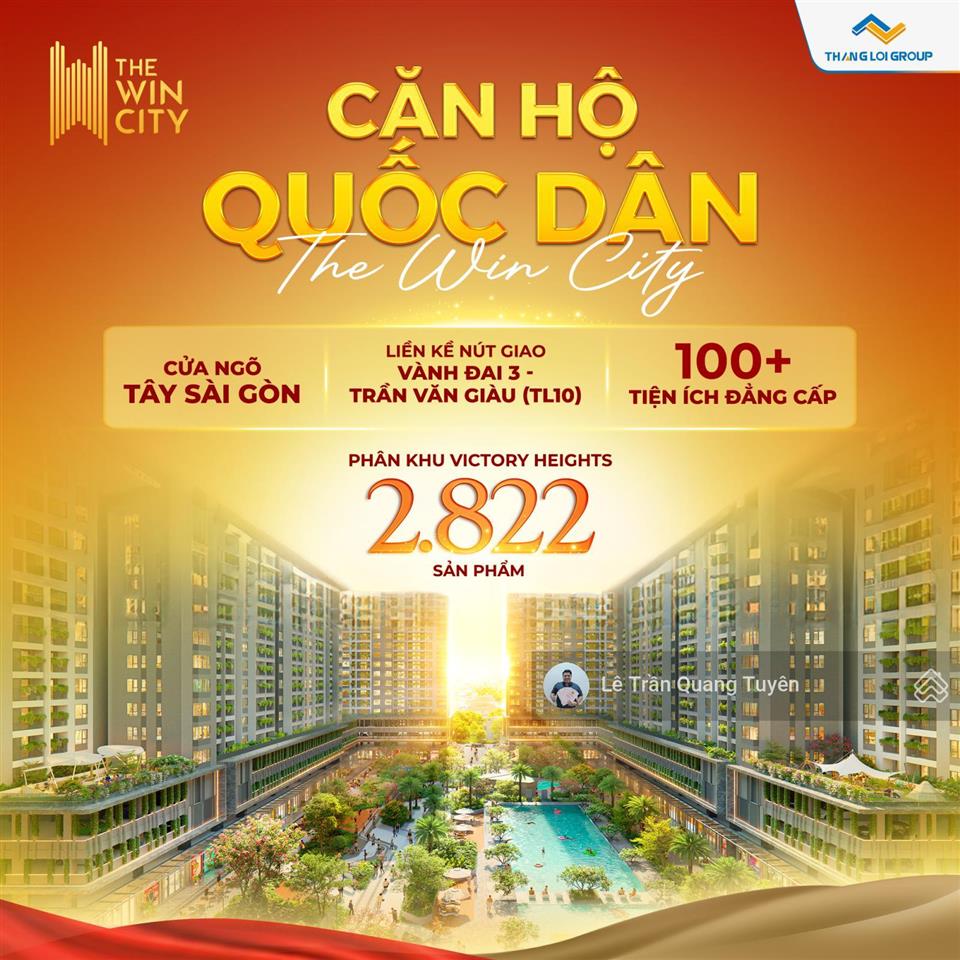 Sở hữu căn hộ the win city giá căn 2pn chỉ 1.5tỷ lk aeon mall bình tân & võ văn kiệt nối dài