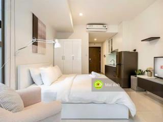 Cho thuê officetel saigon royal 38m2. view bitexco và view sông (mặt nguyễn trường tộ)  14 triệu