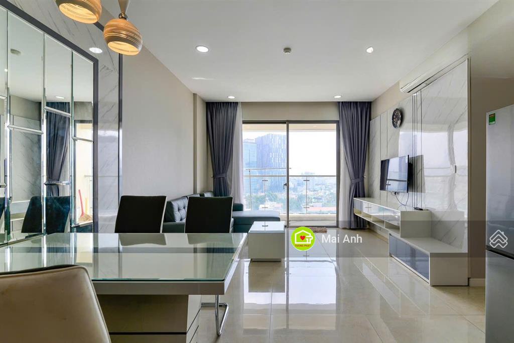 Căn đẹp duy nhất! cho thuê millennium 1 phòng ngủ riêng 54m2. nội thất cao cấp. giá 17,5 triệu