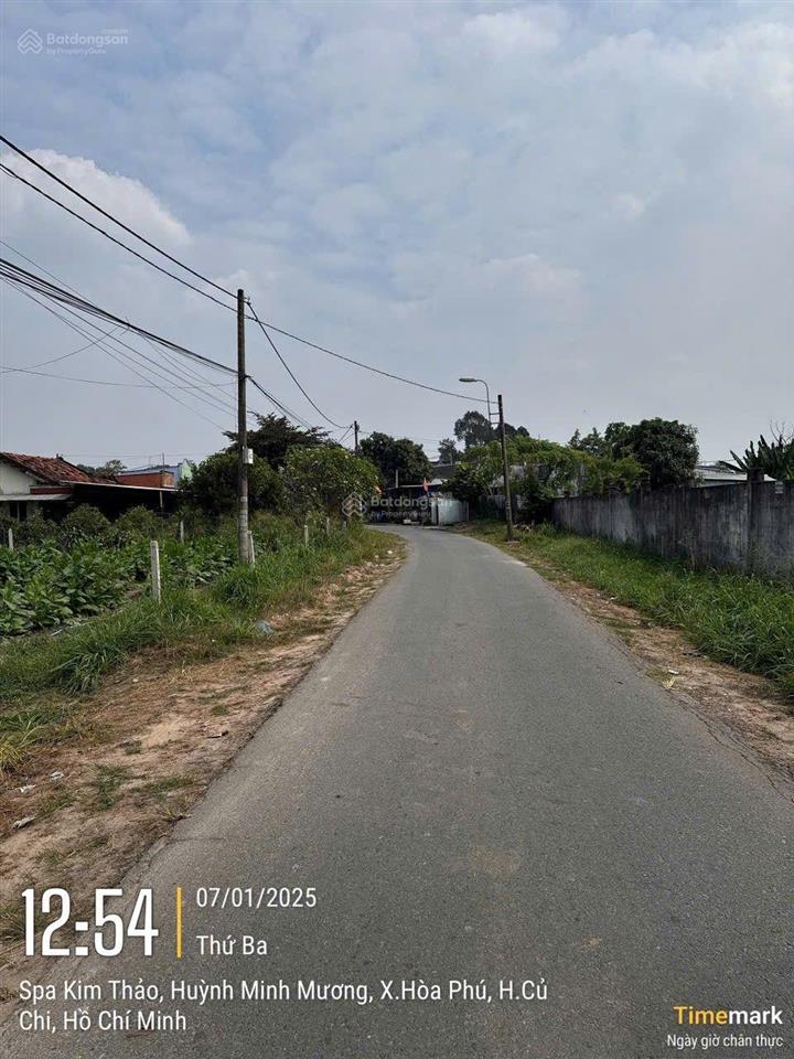 Bán 3266m2, 2393.9m2 thổ cư. đất làm nhà xưởng tại đường huỳnh minh mương, hòa phú, củ chi, 20,8 tỷ