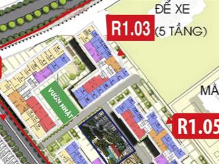 Bán căn shop chân đế mặt sảnh tòa r1.03 vinhomes ocean park 1 giá 6,5 tỷ đang cho thuê 25tr/tháng