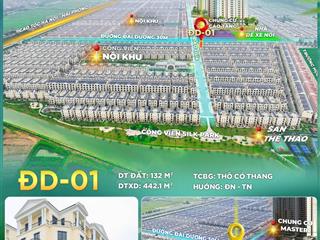 Đơn lập góc khu đảo dừa vin 2 diện tích 132m2 giá chỉ 24 tỷ  0911 051 ***