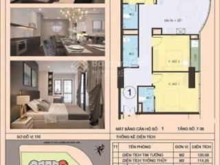 Bán chung cư QMS Top Tower 113,1m2 - View đẹp nhât