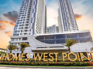 Cần bán gấp giá rẻ! ch chung cư vinhomes west point, 75m2, 2pn, 2wc, tầng cao, bc đông nam view hồ