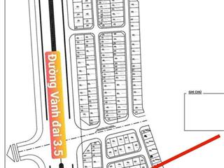 Bán lô góc 72m2 khu đất dịch vụ 4.5ha ngay cạnh đường vành đai 3.5 đối diện khu biệt thự vườn cam