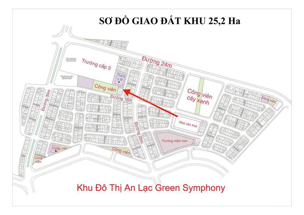 Bán lô 60m2 2m mặt thoáng sát công viên vị trí đẹp có thể kinh doanh hướng đông nam giá đầu tư