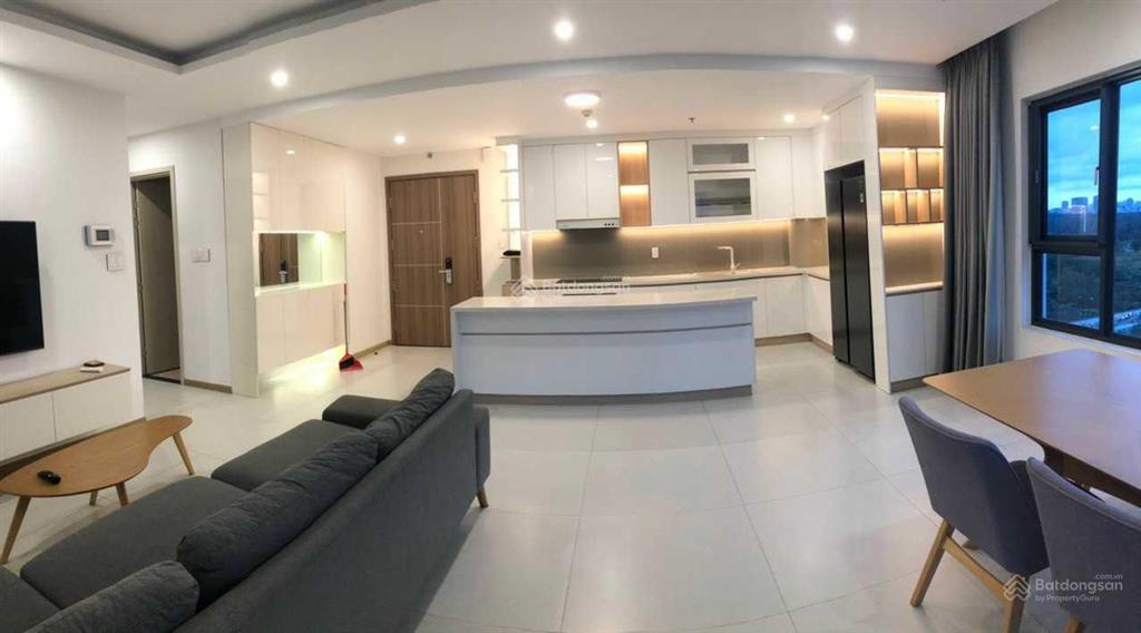 Cho thuê gấp 3pn 2wc dt 112m2 giá 23.000.000 đã full nội thất, new city thủ thiêm,  0908 833 ***