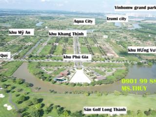 Bán nền khang thịnh 100m2 trực diện bến du thuyền nền vip 0901 998 ***