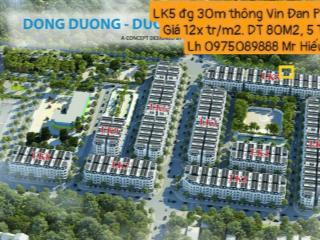 Giá đầu tư da đông dương đức thượng. lk5 trục đg 30m thông vin đan phượng. giá đất chỉ 12x tr/m2