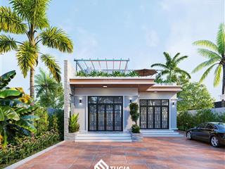 Biệt thự nhà vườn 250m2 không gian sống xanh ngay trung tâm làng đại học đà nẵng