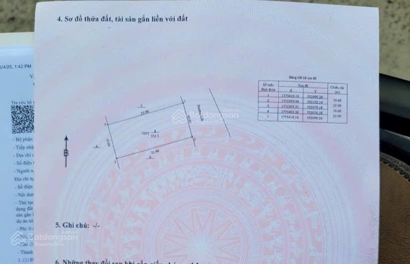 Làm việc chính chủ đất tại đường an thượng 22, mỹ an, ngũ hành sơn, đà nẵng, dt 253.3m2