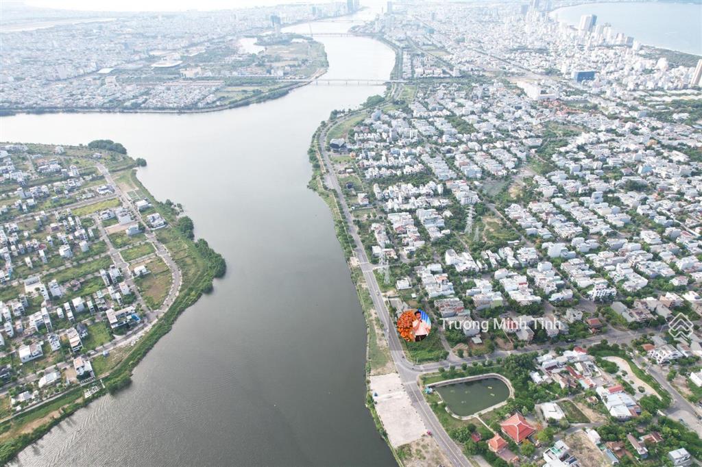 Bán 2 lô đất biệt thự trực diện sông view đẹp mặt tiền đường giáng hương 1, euro village 2