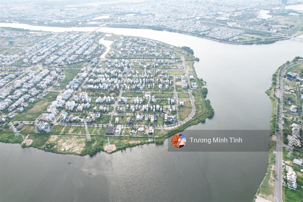 Bán 2 lô đất biệt thự trực diện sông view đẹp mặt tiền đường giáng hương 1, euro village 2