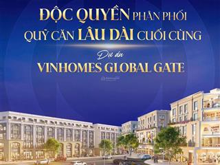 Vinhomes cổ loa độc quyền phân phối 15 căn biệt thự, liền kề cuối cùng, sổ đỏ lâu dài, ký hđ cđt