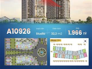 Mở bán toà a1 sun cora tower mặt tiền nguyễn phước lan, đà nẵng studio 32m2 chỉ 1.9x tỷ