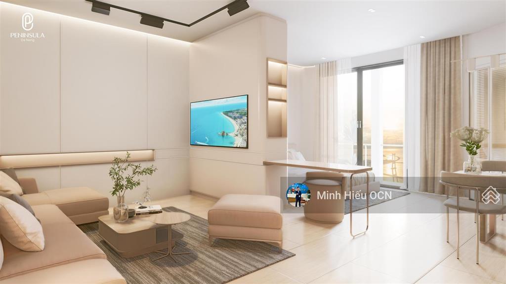 Hàng hiếm! hiếm có căn 1pn  căn hộ cao cấp peninsula  view sông hàn vịnh đà nẵng  giá cực tốt