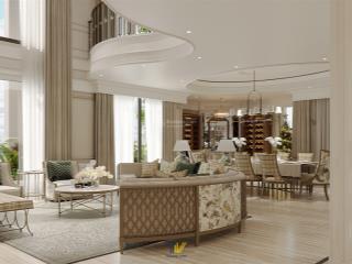 Bán penthouse hateco laroma 440 m2, 4 pn, 4 wc, view đẹp, căn góc, nội thất cao cấp, 60 tỷ