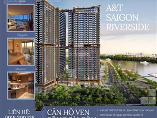 Căn hộ 2 pn 64 m2 tại a&t saigon riverside  sống chuẩn resort bên sông, đón đầu tương lai