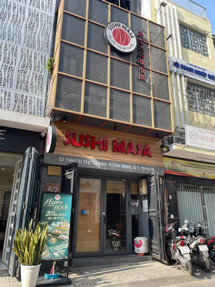 Mặt tiền đường quận 1 đường thạch thị thanh 4x16m, 3 lầu giá 23 tỷ tl