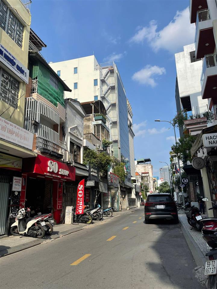 Mặt tiền đường quận 1 đường thạch thị thanh 4x16m, 3 lầu giá 23 tỷ tl