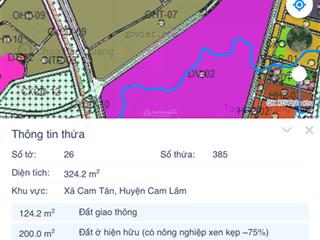 Đất cam tân  cam lâm khánh hoà khu an toàn đô thị mới cam lâm