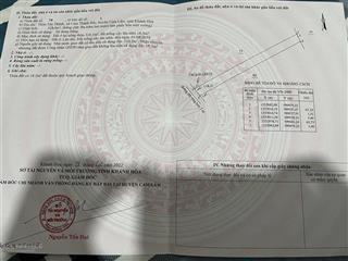 Chủ kẹt tiền cần bán đất nằm trong khu qh an toàn , đô thị mới cam lâm 0337 260 ***