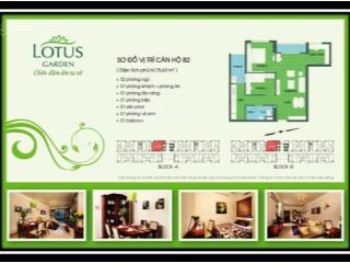 Giá sốc cần bán gấp căn hộ 3pn lotus garden tân phú