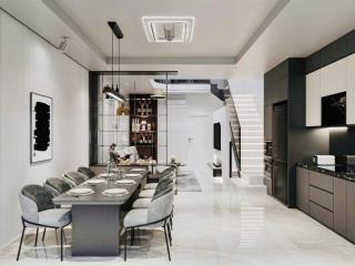 Lê văn thịnh quận 2  nhà 4 tầng 3pn  đường 6m, có gara ô tô  nhà mới ở ngay  thiết kế hiện đại