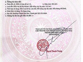Đất nền chánh phú hoà  tp. hồ chí minh