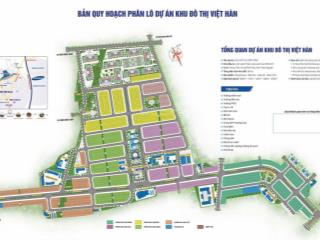 Bán lô đất chính chủ  vị trí vàng kđt việt hàn  giá 25tr/m