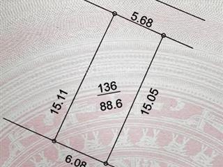 Chính chủ gửi bán 88.6m đất an mỹ, mỹ đức, hà nội (nay là xã hồng sơn)