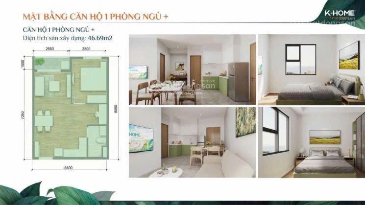 916 triệu bán căn hộ 1 phòng ngủ ở bình dương, thanh toán trước 20%