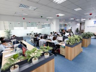 Full nội thất cho thuê văn phòng 230m2 toà nhà genaralexim, 130 nguyễn đức cảnh  hoàng mai