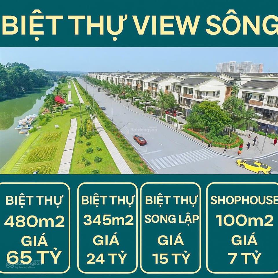 Biệt thự 322m2 view sông sở hữu không gian đẳng cấp siêu hiếm