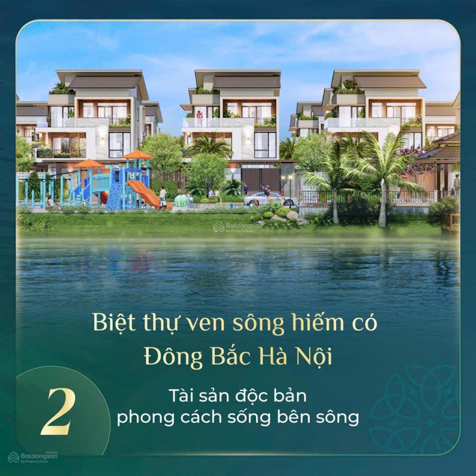 Biệt thự view sông đẳng cấp quỹ căn hiếm 480m