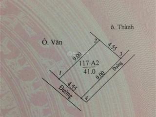 Bán lô góc 41m2 đẹp như trong mơ  la tinh, hoài đức, oto đỗ cửa, ngõ thông, sát đường 40m