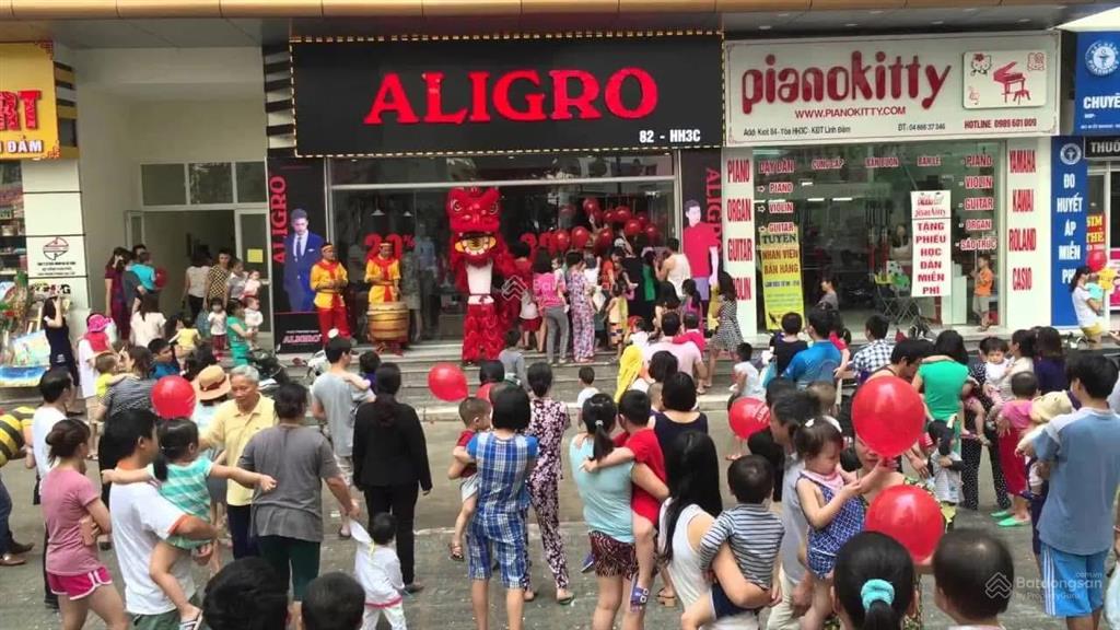 Cho thuê kiot phố linh đàm, diện tích 180m2 thông sàn, mt 12m, vị trí dân cư đông đúc sầm uất