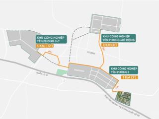 Bán đất nền dự án viglacera yên phong, 2,2 tỷ, 115m2