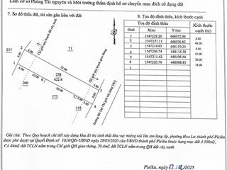 Chính chủ cần bán thửa đất phường hoa lư, tp. pleiku  diện tích 422,4m², vị trí trung tâm.