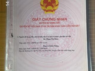 Đất thuộc dự án đường nông sản nối vd4 và 770b đi về ngã tư long trường bàu cạn