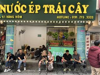 CHÍNH CHỦ CẦN SANG NHƯỢNG CỬA HÀNG NƯỚC ÉP TRÁI CÂY - P.HÀNG GAI, Q.HOÀN KIẾM, HÀ NỘI