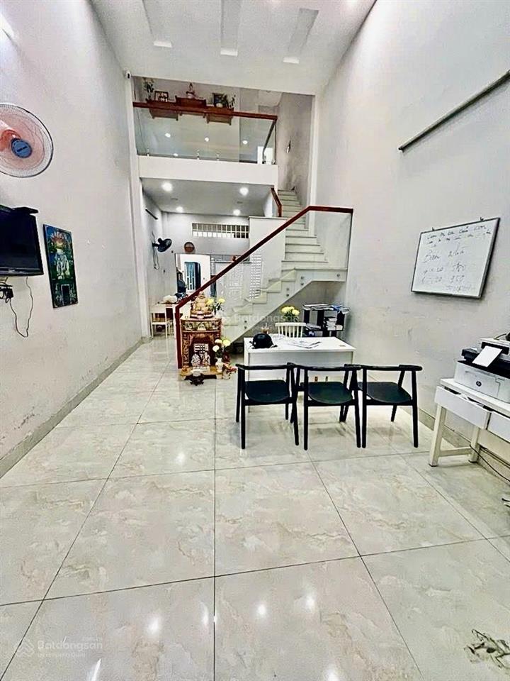 Nhà 1 trệt 1 lửng ngay trường chinh, phường ttn, quận 12 85m2 hẻm oto thông chỉ hơn 5ty