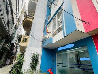 Hồ chùa láng  đống đa  2 mặt ngõ trước sau ô tô đỗ cửa gần hồ sát phố  mặt tiền 4.5 nhà 5 tầng