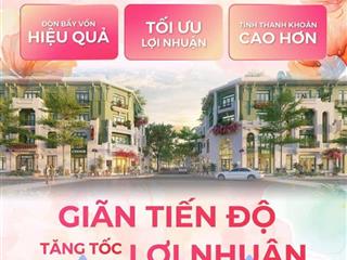 Chỉ với 1,4 tỷ vốn tự có  sở hữu ngay shophouse 60m2 đối diện công viên sunworld