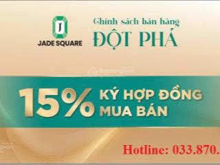 Mở bán căn hộ cao cấp jade square tây hồ tây