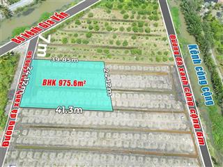 bán 1.000m2 Mặt Tiền Kênh Ba Ràng