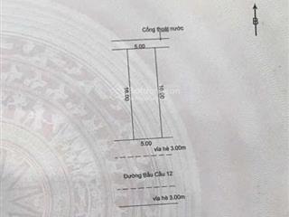 Bán lô mặt tiền đường bàu cầu 12, phường hòa xuân, đà nẵng